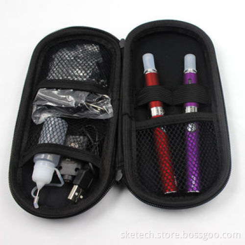 Electronic cigarette starter kit with spring coil, unique design